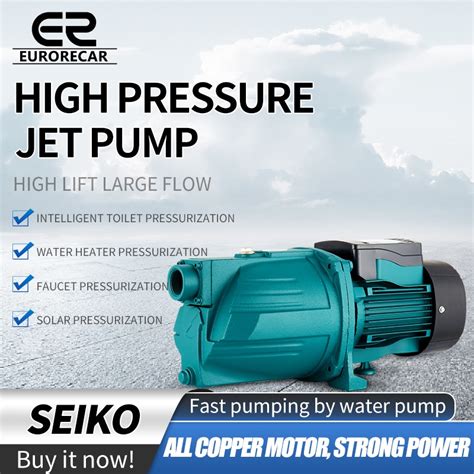 EURORECAR Jet Water Pump 1.5HP & 2.5HP Shallow.